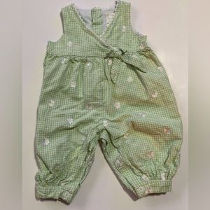 Baby Girls Spring Floral Overalls